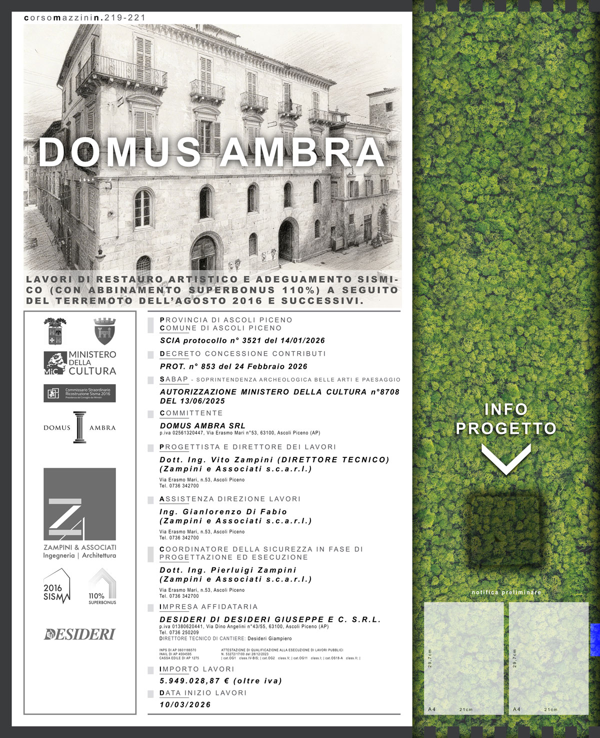 Progetti - Zampini&Associati